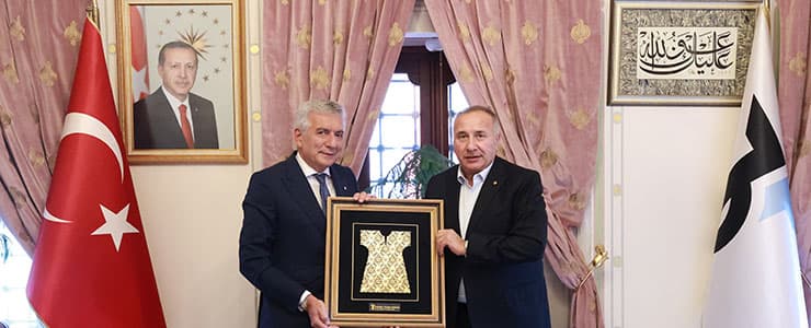 İSO Yönetiminden İSTİB’e Ziyaret